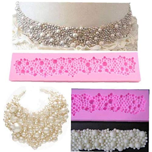 PiniceCore Design 3D Round Pearls Bubbles Mold Silicone Fondant Mould Cake Decor Chocolate Baking Molds von PiniceCore
