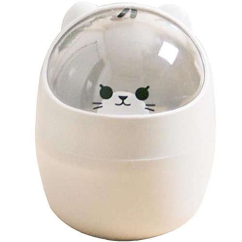 Desktop Deckel, Müll Kann Mini Kawaii Niedliche Katzen -müll -mülleimer -aufbewahrungsbox Girl Stifthalter Aufbewahrungs Bucket von PiniceCore