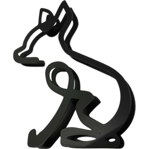 PiniceCore 1 Stück Schmiedeeisen Hund Ornamente Chihuahua Hund Metall Kunst Skulptur Figuren Hause Schreibtisch Dekoration von PiniceCore