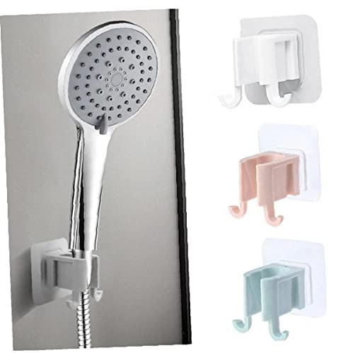 PiniceCore 1 Stück Tragbare Duschkopfregal Duschkopf Rack Selbstklebende Kunststoff Punch Dusche Sprinkler Halter Badezimmerzubehör (zufällige Farbe) von PiniceCore
