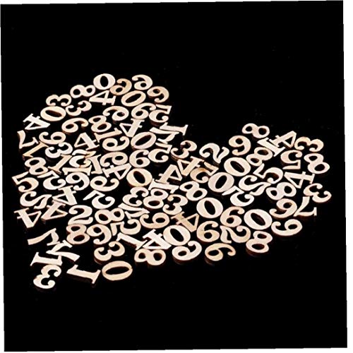 PiniceCore 100pcs Holz-Zahlen Embellishments 0-9 Zahlen 15mm Scrapbooking-Verzierungen Karte, Die Craft DIY PiniceCore 100pcs Holz-Zahlen Embellishments 0-9 Zahlen 15mm Scrapbooking-Verzierungen Karte, Die Craft DIY von PiniceCore