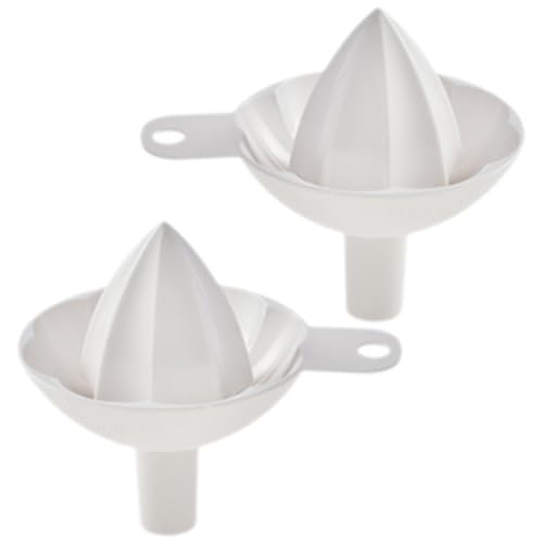 PiniceCore 2 Stück 2 in 1 Beweglichem Handpresse Squeezers Trichter Entsafter Für Lemon Orange Zitrus Kalkfrucht von PiniceCore