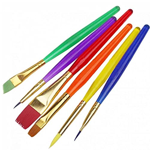 PiniceCore 6pcs Dekoration Bürsten-Satz-Pinsel Für Schokolade Zucker Fondant Und Gummi-Tool Einfügen von PiniceCore