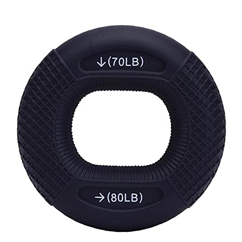 PiniceCore Silikon-justierbare Handgriff 70-80lb Gripping Ring Finger Unterarm Trainer Carpal Expander-Muskel-Trainings Fitnessraum Fitness von PiniceCore