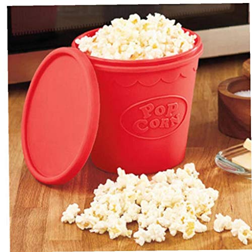 PiniceCore Silikon-mikrowellen-Popcorn-Eimer Küche Popcorn Maker Snack Bowl Family Party Supplies von PiniceCore