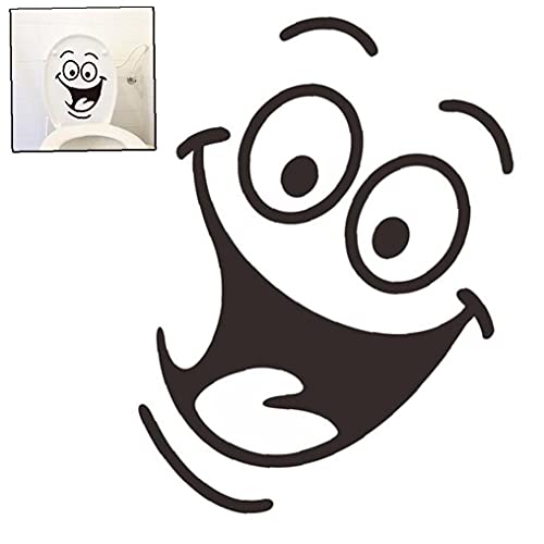 PiniceCore Smiley Wc-abziehbild-dekor-Wand-Kunst Badezimmer Wc Badezimmer Aufkleber Badezimmer Aufkleber Für Toilettensitz von PiniceCore