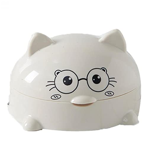 PiniceCore Soap Bar Case Kunststoff Cartoon Katze Seifenschale Kinder Mädchen Für Bar Badezimmer Waschbecken Küche von PiniceCore