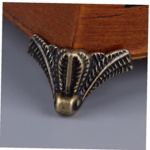 Zonster 4 Stücke Antike Messingkasten Beine Füße Ecke Beschützer Zink Legierung Geschenkbox Schmuck Holz Hülle Dekorative Füße Bein Metall Ecke Protector Möbel Fittings Zonster 4 Stücke Antike Messingkasten Beine Füße Ecke Beschützer Zink Legierung Geschenkbox Schmuck Holz Hülle Dekorative Füße Bein Metall Ecke Protector Möbel Fittings von PiniceCore