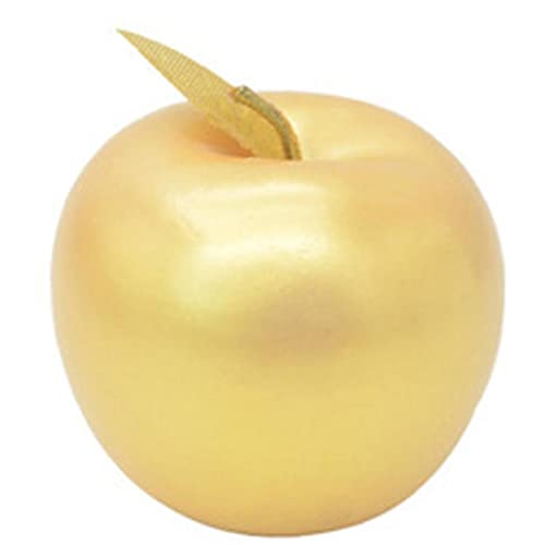Zonster 6 Stücke Künstliche Goldene Äpfel Simulation Fruchthandwerk Dekoration Weihnachtsdekor von PiniceCore