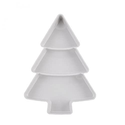 Zonster Weihnachtsbaum Kasten Süßigkeiten Snacks Nüsse Samen Trockene Früchte Platten Geschirr Schüssel Frühstück Fach Home Küche Candy Box Zufällige Farbe von PiniceCore