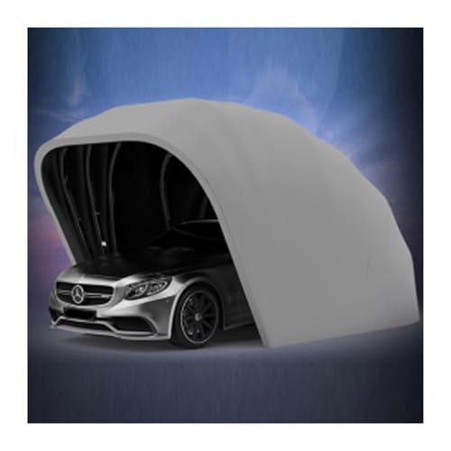 Tente Mobile extérieure d’Acier inoxydable matériel télescopique Pliable abri de Garage Simple housse de Protection Solaire Semi automatique Pour von Pink Beryl