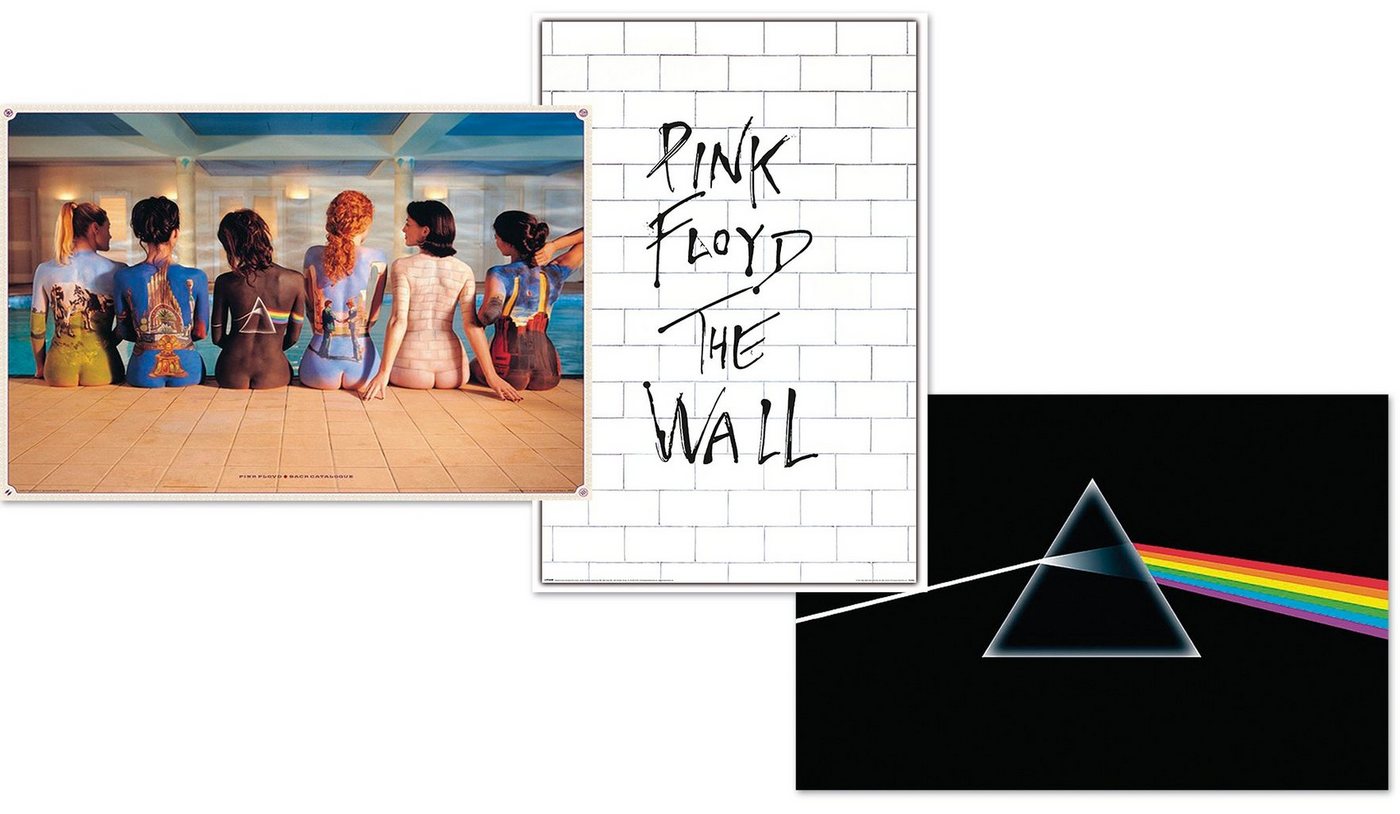 Pink Floyd Poster Pink Floyd Poster 3erSet 61 x 91,5 cm von Pink Floyd