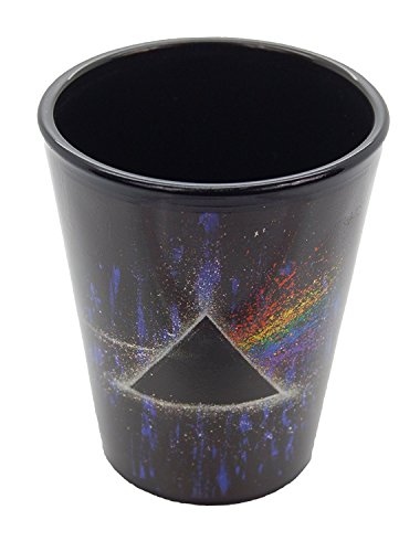 Schnapsglas, Pink Floyd The Dark Side Of The Moon, holografischer Druck von Just Funky