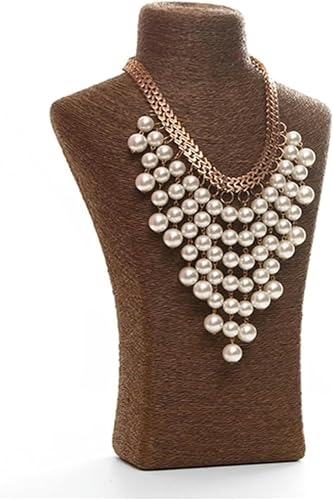 Pink Palm Halskettenständer, Schmuckständer, Schmuck-Organizer-Halter, Halskettenkette, Schmuckbüstenständer, Halsketten-Mannequin, Halskettenbüstenständer von Pink Palm