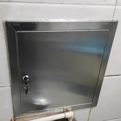 Pink Palm Zugangstür aus Edelstahl mit Schloss und Schlüssel, Revisionslochabdeckung für Außenküchenschränke, Lukentür aus Metall, Inspektionsplatte für Grillinseln (400 x 700 mm/16 x 28 Zoll) Pink Palm Zugangstür aus Edelstahl mit Schloss und Schlüssel, Revisionslochabdeckung für Außenküchenschränke, Lukentür aus Metall, Inspektionsplatte für Grillinseln (400 x 700 mm/16 x 28 Zoll) von Pink Palm