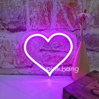 Handgemachte Liebe Herz Led Neon Schild, Geschenke Zeichen, Für Sie, Hochzeit Geschenke, Weihnachtsbaum Dekor, Kinder von PinkBangLED