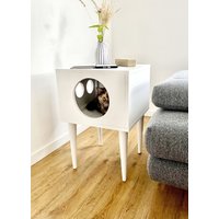 Modernes Erhöhtes Katzenhaus, Katzenbett, Katzenversteck, Katzenmöbel von PinkBau