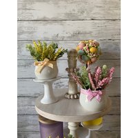 Frühlings Tablett Mini Blumengesteck, Deko, Ostern Stufen Dekor, Vasen, Blumengesteck Für Frühlings Tablett Mini Blumengesteck, Deko, Ostern Stufen Dekor, Vasen, Blumengesteck Für von PinkLizzyDesigns