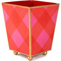 Rosa Vichy-Karo-Cachepot von PinkPineappleShoppes