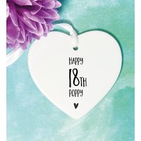 18. Geburtstag Personalisierte Keramik, Geburtstag, Geschenk, Andenken, 18., Geschenk Für Sie, Ihn von PinkStrawberryStudio