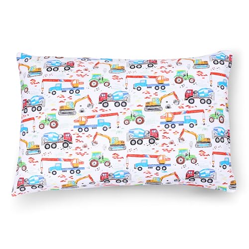 PinkZebra Kopfkissenbezug Kinder, Kissenbezug 25 x 50 cm aus 100% Baumwolle, Kissenhülle Jungen, Öko-tex Standard 100, Kinderbezüge mit Reißverschluss, Traktor PinkZebra Kopfkissenbezug Kinder, Kissenbezug 25 x 50 cm aus 100% Baumwolle, Kissenhülle Jungen, Öko-tex Standard 100, Kinderbezüge mit Reißverschluss, Traktor von PinkZebra