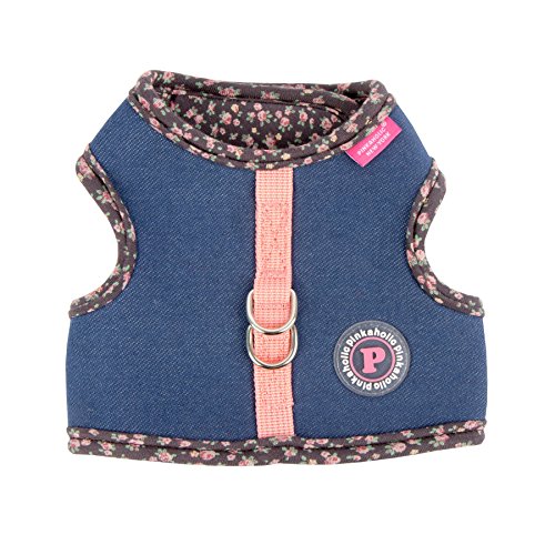 Pinkaholic New York NARA-HJ7323 Hunde Bekleidung Vafara Pinka Harness, L, grau von Pinkaholic New York