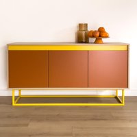 Modernes Sideboard Aus Eiche, Orange - Stilvolle Und Funktionale Aufbewahrung von PinkandBird