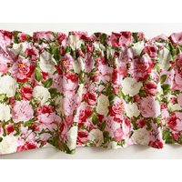 Rosa Rosen Küchen Valance von Pinkonela