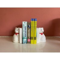 Vintage-Bücher Unterstützen "Katzen Mit Bogen" von Pinkparrotvintage