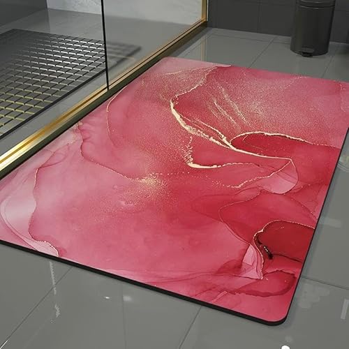 Pinkrin Diatomite Stone Bath Mat - Weiche und Bequeme, extrem saugfähige Badematte Stein, perfekte Anti-Rutsch Kieselgur Badematte, passend für Verschiedene Wohnstile Pinkrin Diatomite Stone Bath Mat - Weiche und Bequeme, extrem saugfähige Badematte Stein, perfekte Anti-Rutsch Kieselgur Badematte, passend für Verschiedene Wohnstile von Pinkrin