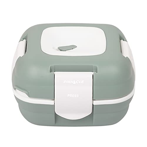 Pinnacle Isolierte auslaufsichere Lunchbox für Kinder/Erwachsene – Edelstahl-Thermobehälter im Bento-Stil mit zusätzlichem Tablett für Salat/Suppe (Blaugrün, 940 ml) von Pinnacle