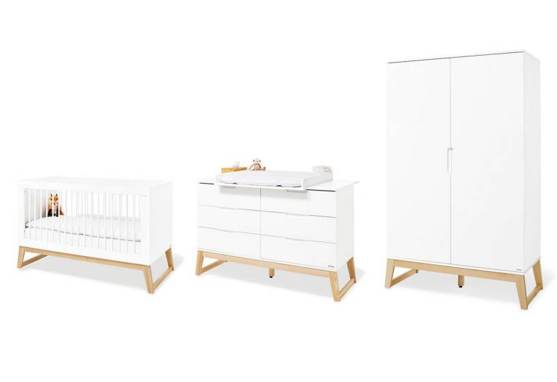 Pinolino® Babymöbel-Set Kinderzimmer-Set 'Bridge' extrabreit, 3-tlg. von Pinolino®