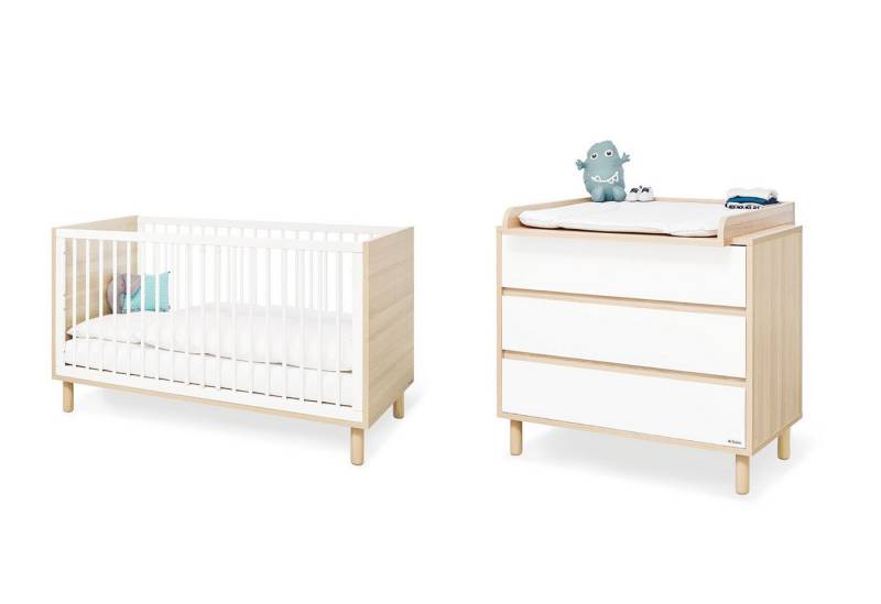 Pinolino® Babymöbel-Set Kinderzimmer-Set 'Flow' breit, 2-tlg. von Pinolino®