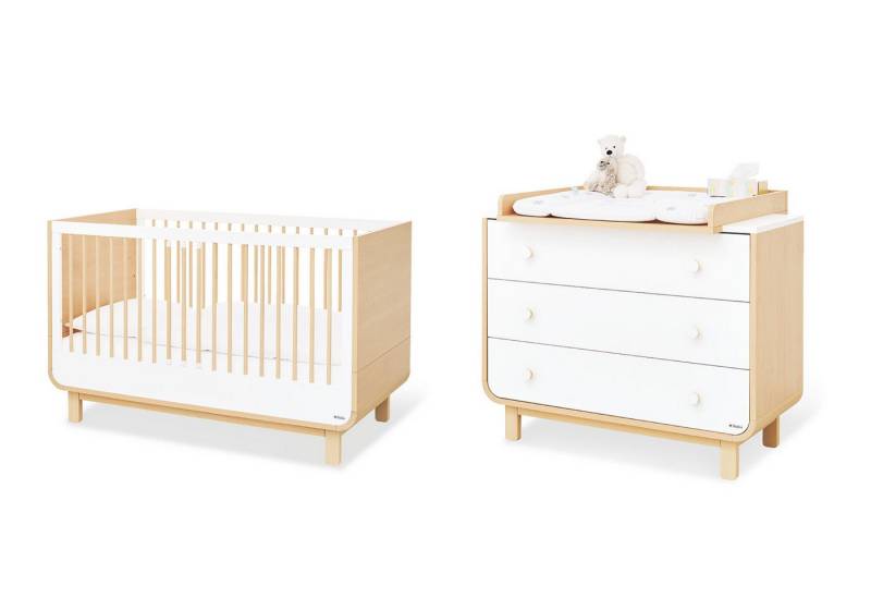 Pinolino® Babymöbel-Set Kinderzimmer-Set 'Round' breit, 2-tlg. von Pinolino®