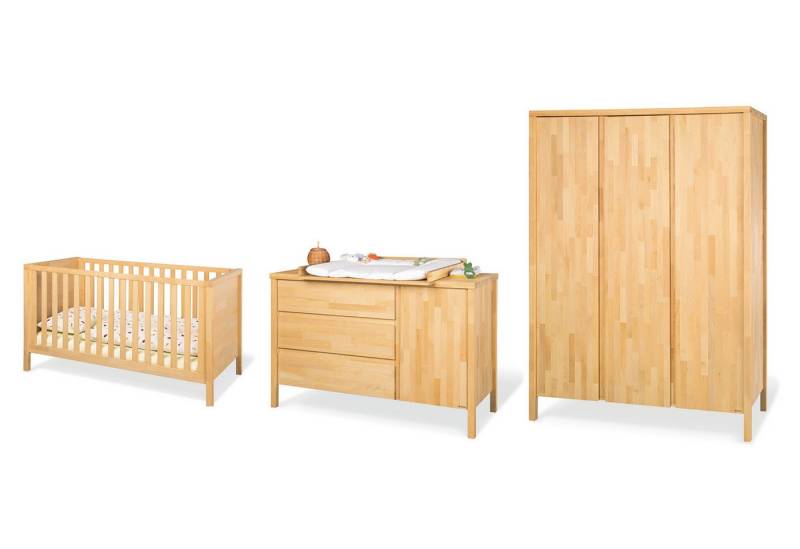 Pinolino® Babymöbel-Set Kinderzimmer-Set 'Enno' extrabreit groß, 3-tlg. von Pinolino®