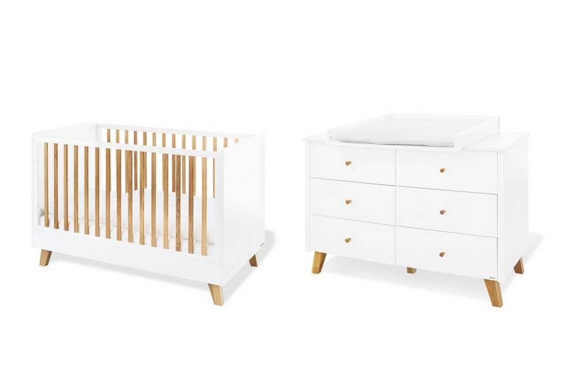Pinolino® Babymöbel-Set Kinderzimmer-Set 'Pan' extrabreit, 2-tlg. von Pinolino®