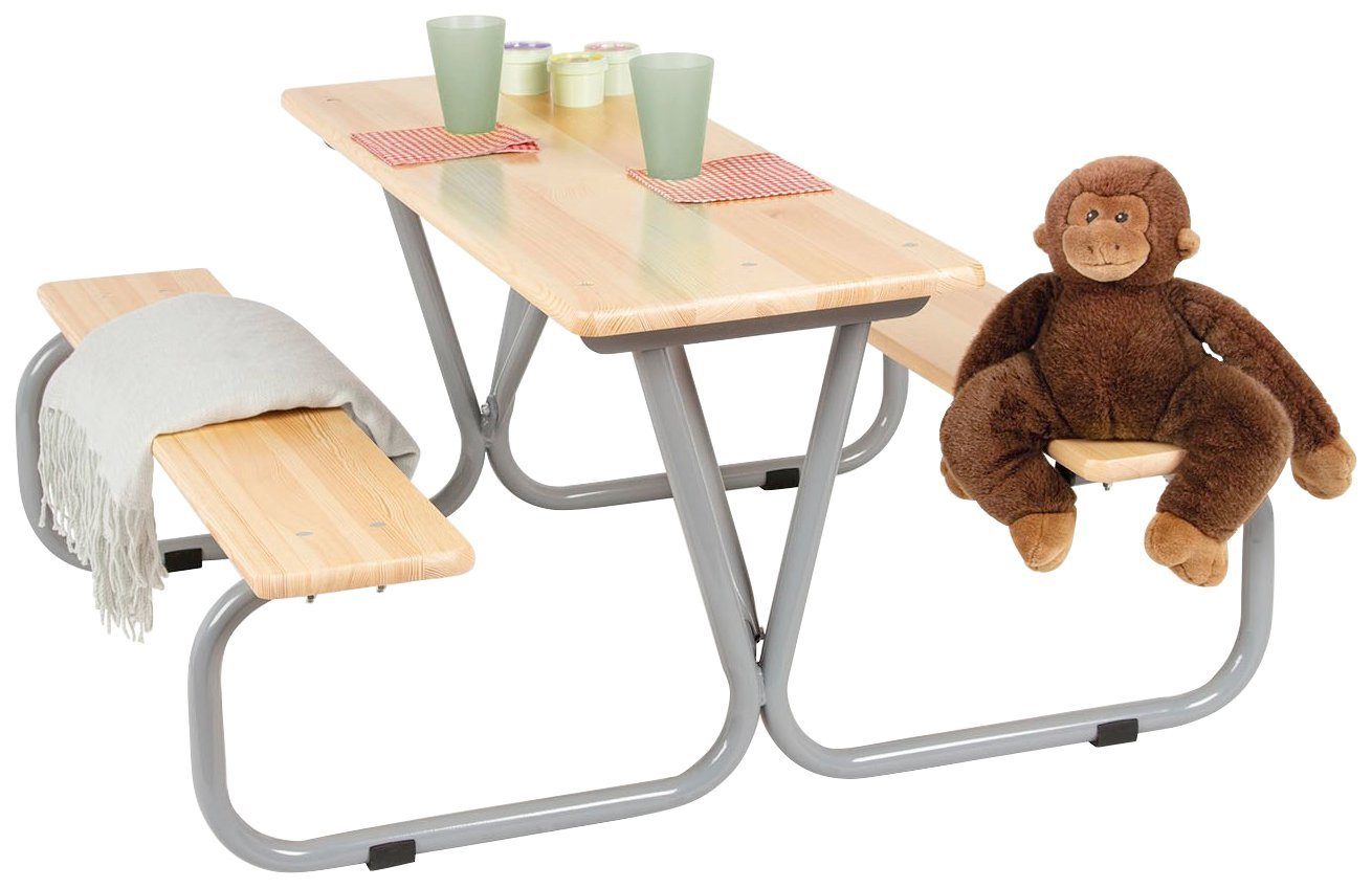 Pinolino® Garten-Kindersitzgruppe, Tisch mit 2 Sitzbänken, für Kinder ab 3 Jahren von Pinolino®