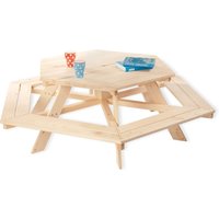 Pinolino Kindersitzgarnitur Nicki 6-Eck natur von Pinolino Kinderträume