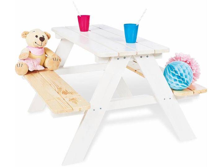 Pinolino® Kindersitzgruppe Nicki für 4, weiß, Made in Europe, weiß von Pinolino