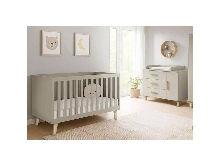 Pinolino, Komplett-Babyzimmer, Kinderzimmer-Set „Tami” extrabreit, 2-tlg. (Babybett, Wickelkommode, Kinderkleiderschrank) von Pinolino