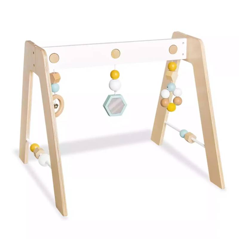 Pinolino Babygym Spieltrapez Motoriktrainer Baby Greifspielzeug Bunt Holz B-Ware von Pinolino