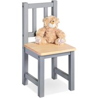 Pinolino Kinderstuhl, BxHxL: 26 x 55 x 26 cm, grau/natur von Pinolino