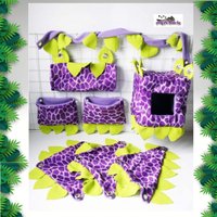 Fleece Käfig Set Jungle Hängematte, Tunnel & Beutel Fleece Käfig Set Jungle Hängematte, Tunnel & Beutel von PinoyPetCuddleCup