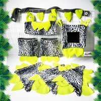 Fleece Käfig Zubehör Set Dschungel Hängematte, Tunnel, Beutel Fleece Käfig Zubehör Set Dschungel Hängematte, Tunnel, Beutel von PinoyPetCuddleCup