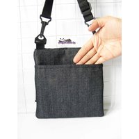 Sugar Glider, Ratte, Kleine Haustiere Denim Klebebeutel Mit Klappe Und Tasche von PinoyPetCuddleCup