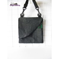 Sugar Glider Und Rat Denim Bonding Pouch Mit Klappe Tasche von PinoyPetCuddleCup
