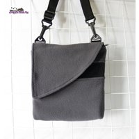 Zuckergleiter Und Ratte Einfarbige Bondingtasche Mit Klappe Boxed Corners von PinoyPetCuddleCup
