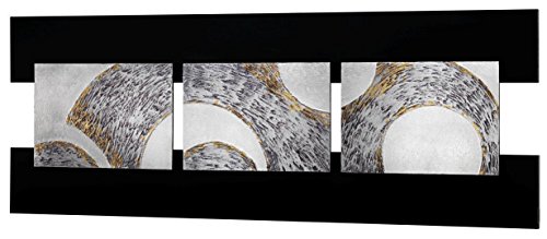Pintdecor Tris Rahmen, Holz/Leinwand/MDF, Mehrfarbig, 150 x 60 cm von Pintdecor
