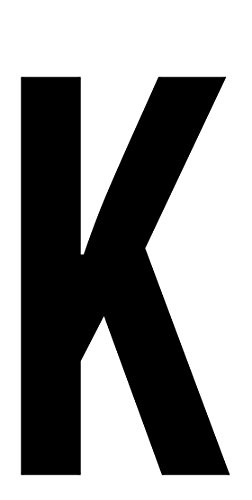 Pinter-Signum 72010V Klebebuchstabe "K" schwarz von Pinter-Signum