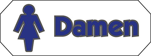 Pinter-Signum 82032P Hinweisschild 3D "Damen" von Pinter-Signum